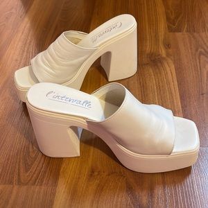 Chunky Platform Sandals Mules
